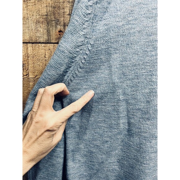 Vintage 1977 Levi's Panatela Sportswear Blue Crewneck Sweater Men’s Large - Picture 11 of 14